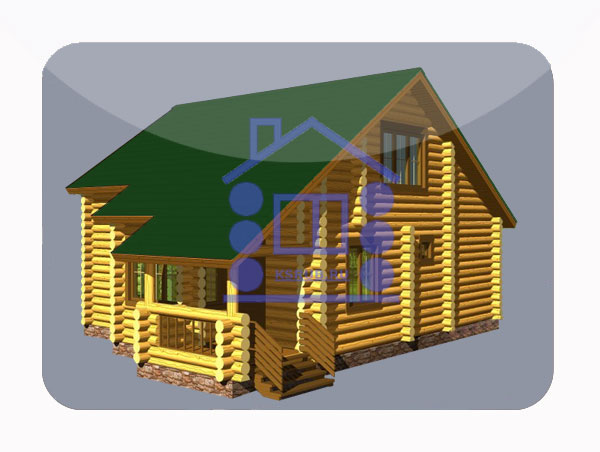 эскизный проект деревянный дом 121.5м из костромы