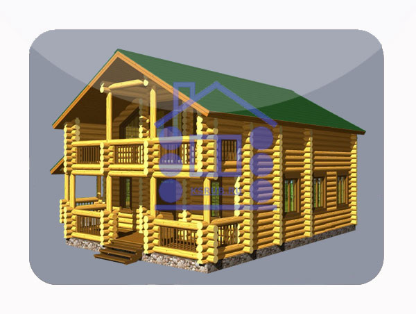 эскизный проект деревянный дом 174,8м из костромы
