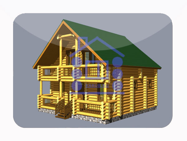 эскизный проект деревянный дом 104.4м из костромы