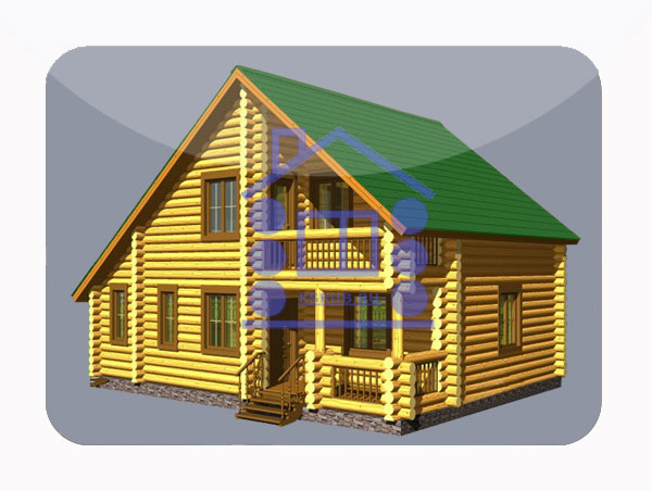 эскизный проект деревянный дом 127.7м из костромы