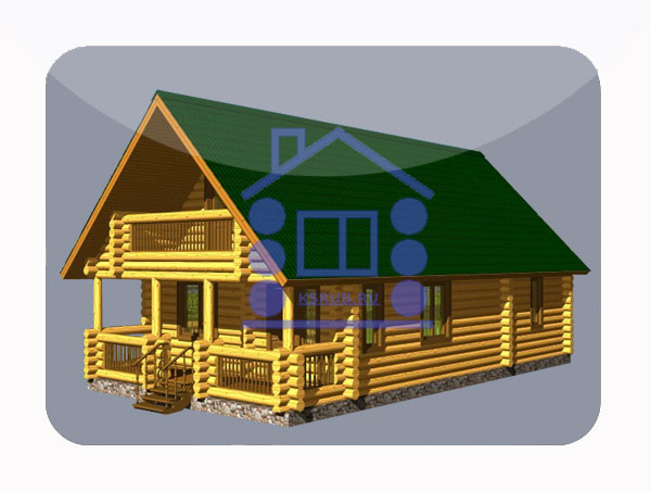 эскизный проект деревянный дом 134.4м из костромы