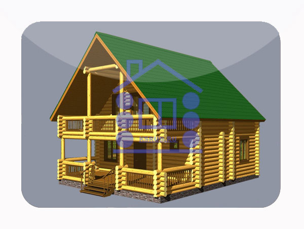 эскизный проект деревянный дом 153.6м из костромы