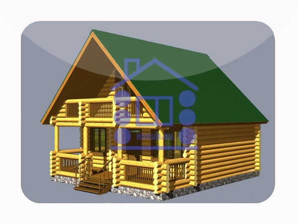 эскизный проект деревянный дом 92.5м из костромы
