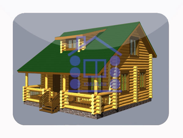 эскизный проект деревянный дом 98.7м из костромы